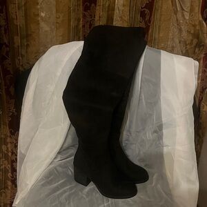 Elegant Black Over the Knee Boots for Women